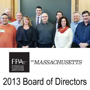 Introducing the 2013 FPA MA Board of Directors