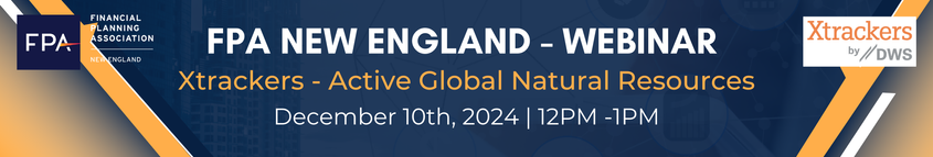 December 10: Xtrackers Webinar – Active Global Natural Resources