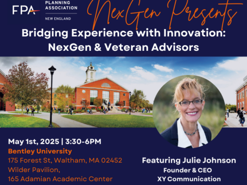 May 1: Speed Networking, Bridging Experience with Innovation: NexGen & Veteran Advisors